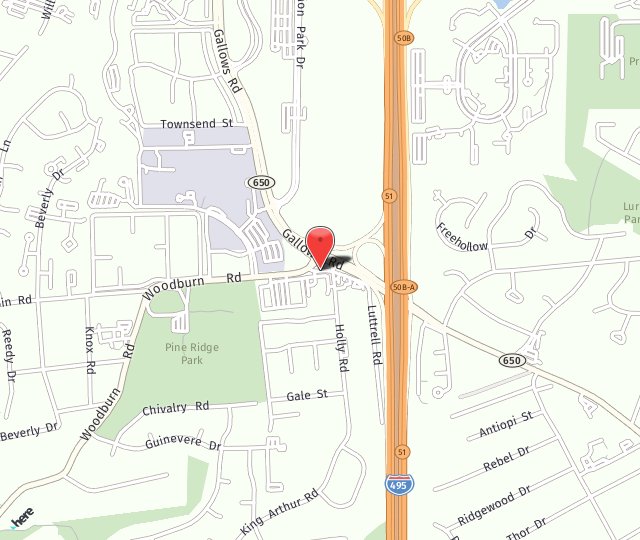 Location Map: 3289 Woodburn Rd Annandale, VA 22003